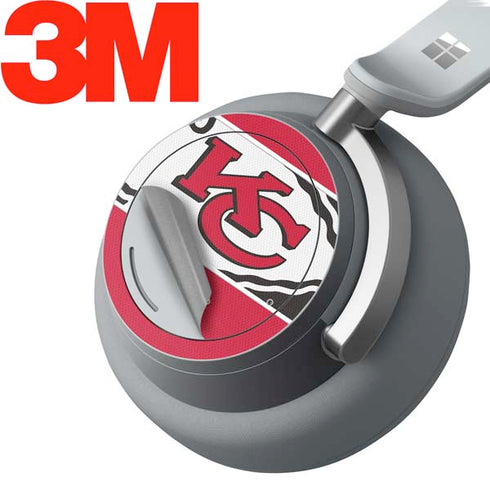 NFL Kansas City Chiefs Zone Block Surface Headphones Skin